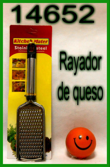 Imagen de RAYADOR DE QUESO DE ACERO 24CM 1.25